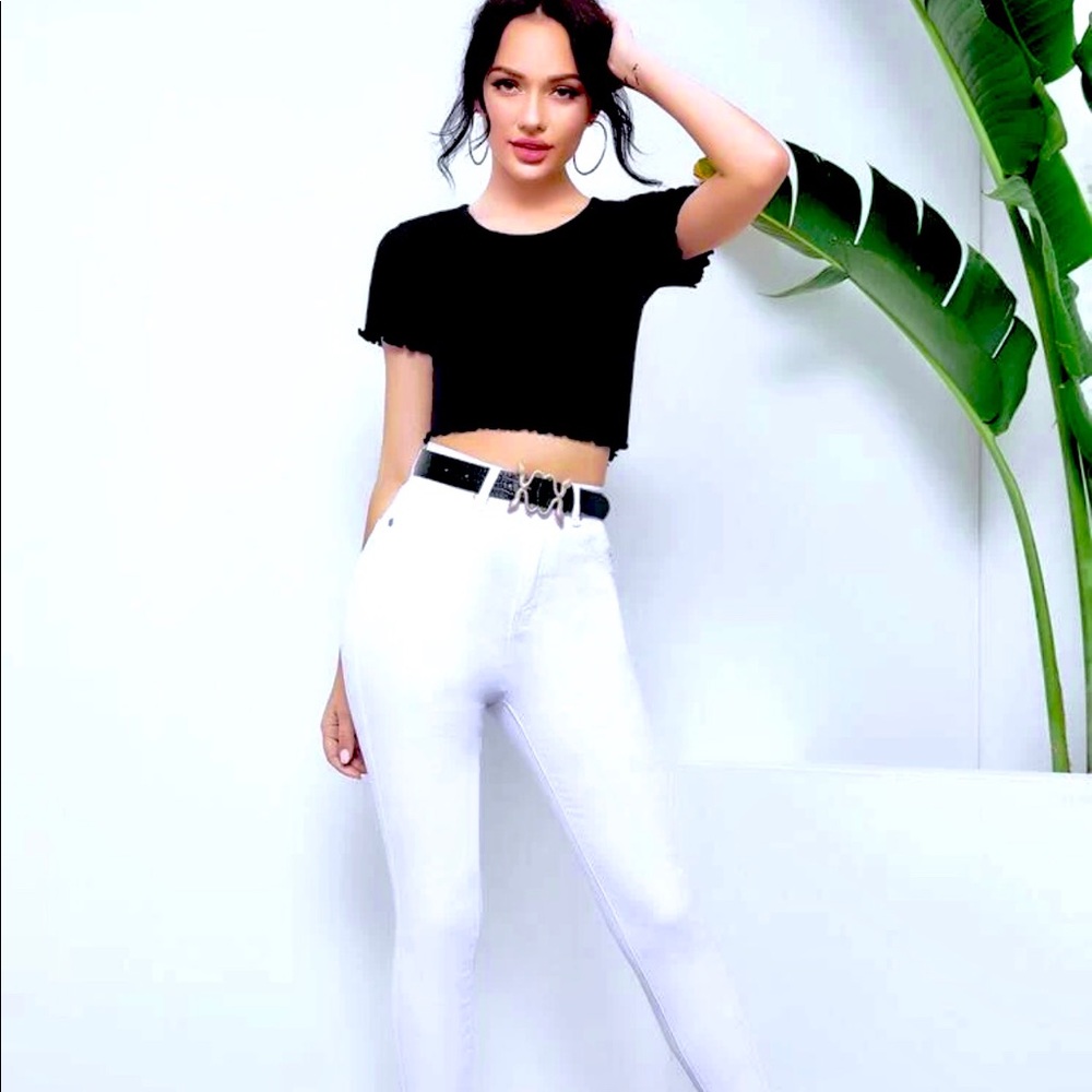 🤍Solid White Skinny Jeans🤍